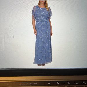 Adrianna Papell Plus Beaded Blouson Gown -  14W - NWT!